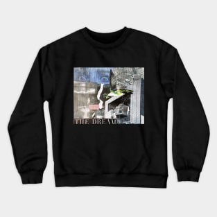 Hummingbird Dreamscape Collage Crewneck Sweatshirt